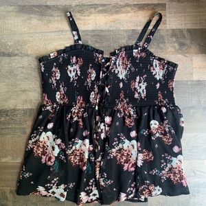 Torrid 3 tank top cami peplum